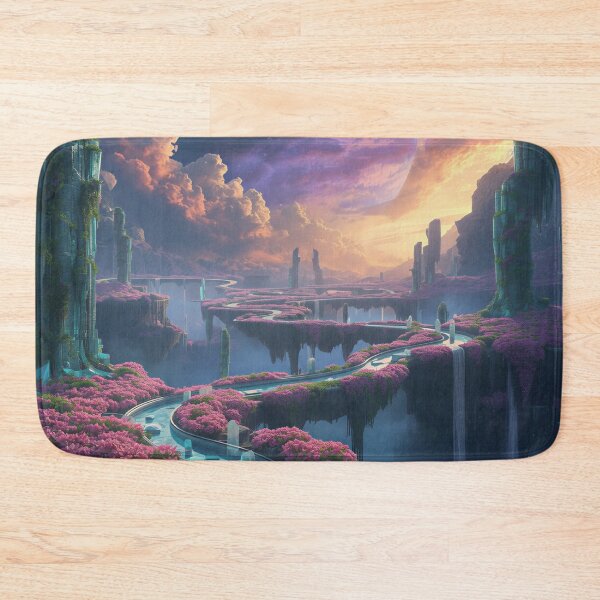 Item preview, Radiant Nebula Gardens Fantasy Landscape designed and sold by Luminous Wilds.