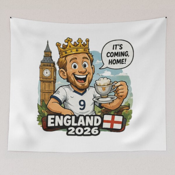 Item preview, England 2026 Soccer Fan Sticker designed and sold by syndia2209.