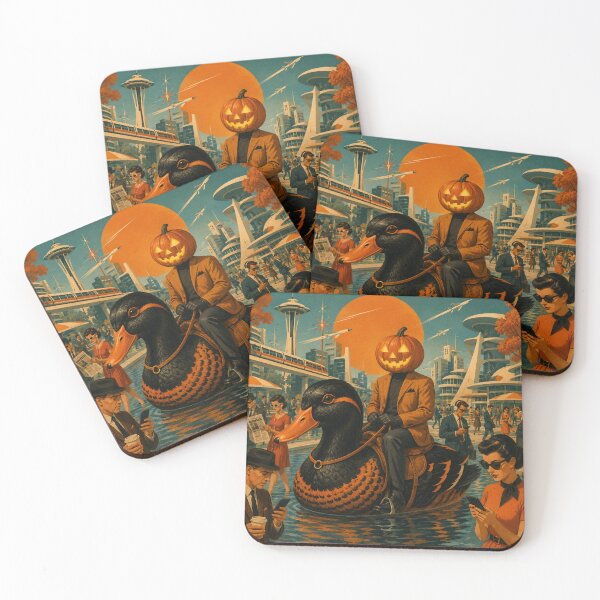 Item preview, Headless Horseman Endless Distraction – Retro Halloween Fantasy Art designed and sold by TheHorsemanRidesAgain.