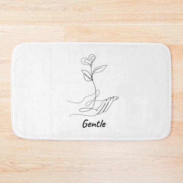 Item preview, Gentle Heart Flower Minimalist Line Art designed and sold by ShaderShirts.