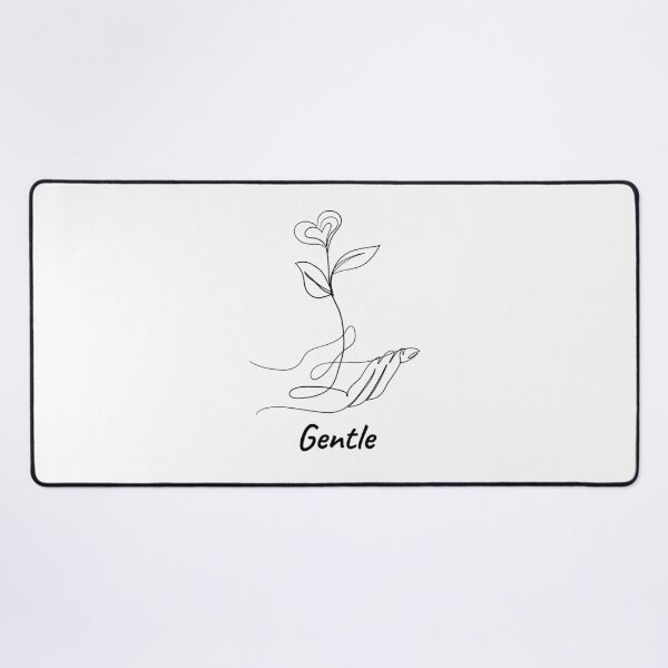 Item preview, Gentle Heart Flower Minimalist Line Art designed and sold by ShaderShirts.