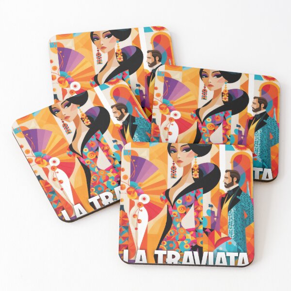 Item preview, Wall Art - Postcard - Poster - La Traviata Geometric Elegance designed and sold by ForeverPrintsOK.