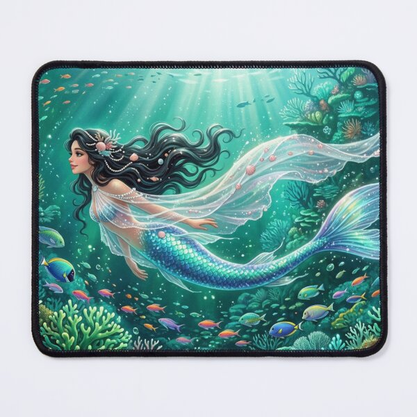 Item preview, Shimmering mermaid in the coral kingdom designed and sold by Sigtrix.