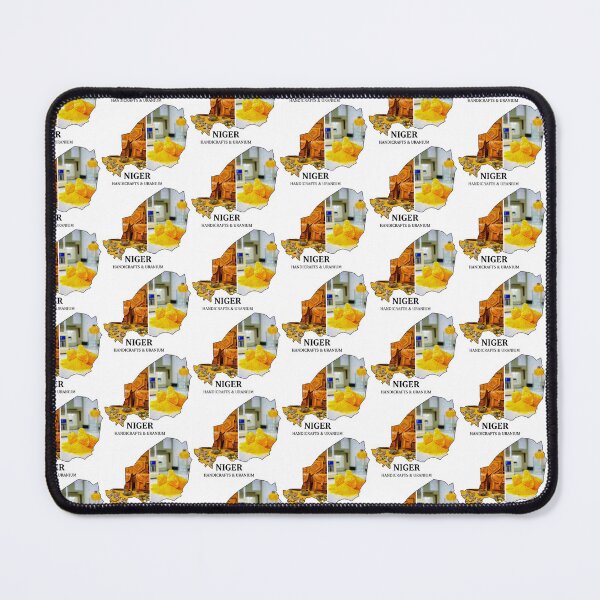 Item preview, Niger Map Art - Handicrafts & Uranium West Africa Culture Poster designed and sold by AbulailArt.