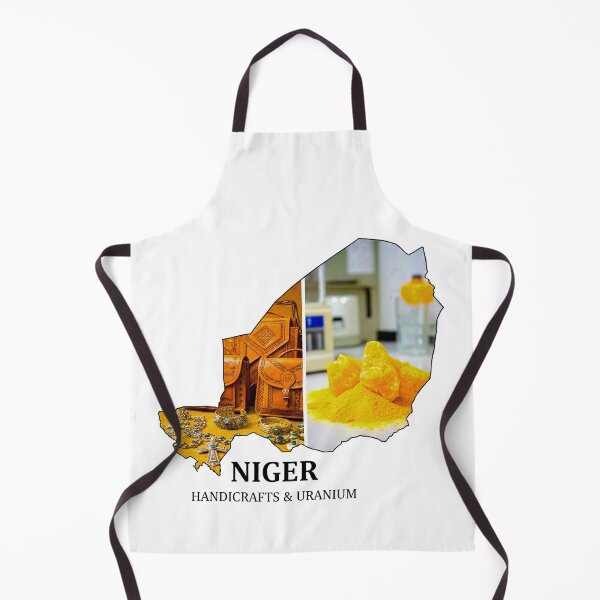 Item preview, Niger Map Art - Handicrafts & Uranium West Africa Culture Poster designed and sold by AbulailArt.