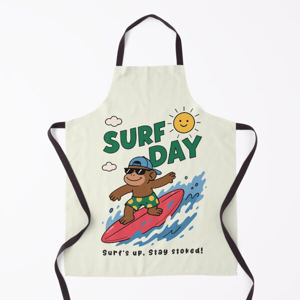 Item preview, Funny Monkey Surfing Surf Day Beach Summer Boys Girls Kids designed and sold by rafaeltto.