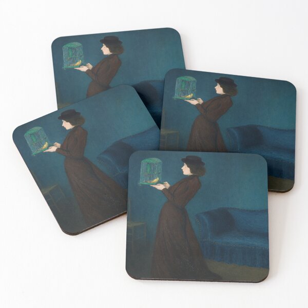 Item preview, Woman with a Birdcage by József Rippl-Rónai  designed and sold by RickE.