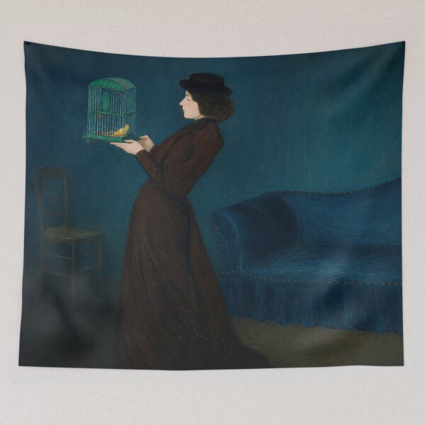 Item preview, Woman with a Birdcage by József Rippl-Rónai  designed and sold by RickE.