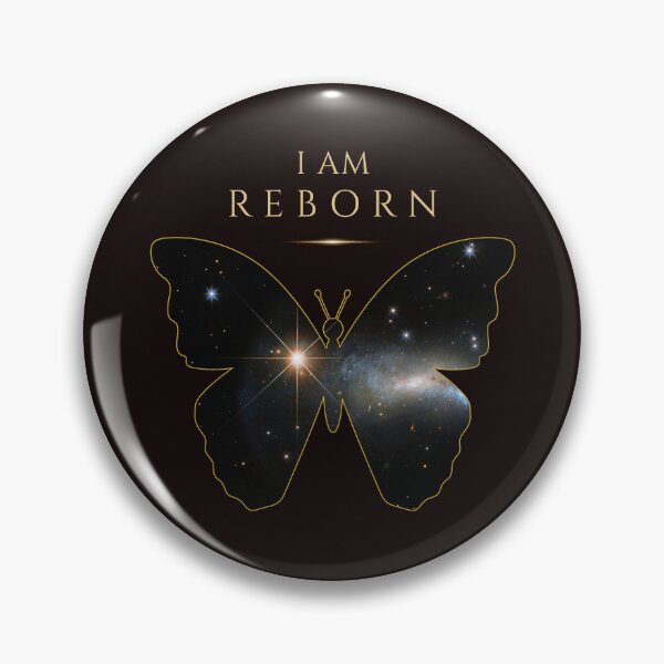 Item preview, I AM REBORN – Spiritual Rebirth Butterfly | Christian Renewal Art designed and sold by KittenAndCo.