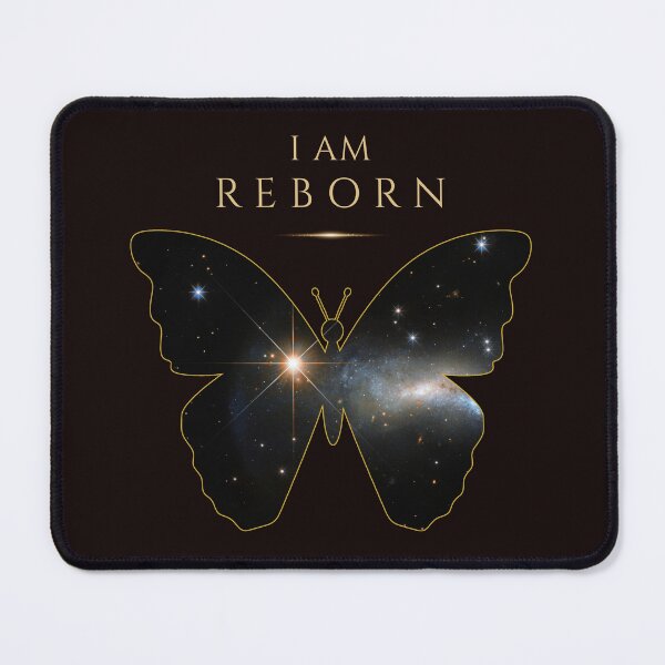 Item preview, I AM REBORN – Spiritual Rebirth Butterfly | Christian Renewal Art designed and sold by KittenAndCo.