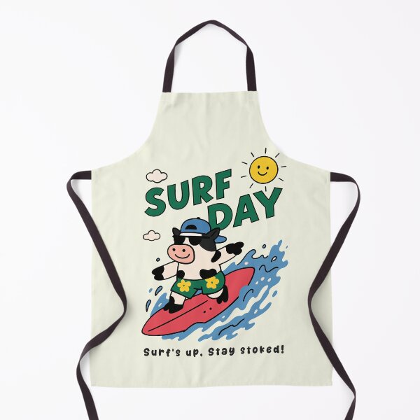 Item preview, Funny Cow Surfing Surf Day Beach Summer Boys Girls Kids designed and sold by rafaeltto.