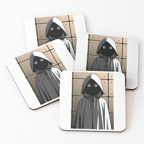 Item preview, Fashion - Man in Black Hooded Cloak Hidden Face Streetwear Anime Variant 7 designed and sold by AnimeShin.