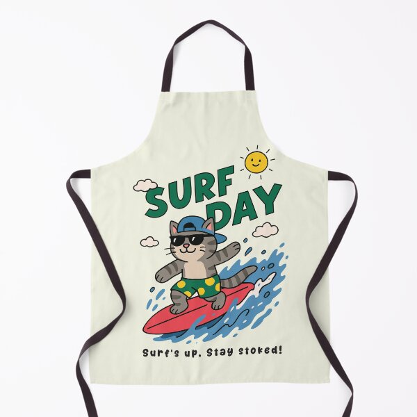 Item preview, Funny Cat Surfing Surf Day Beach Summer Boys Girls Kids designed and sold by rafaeltto.