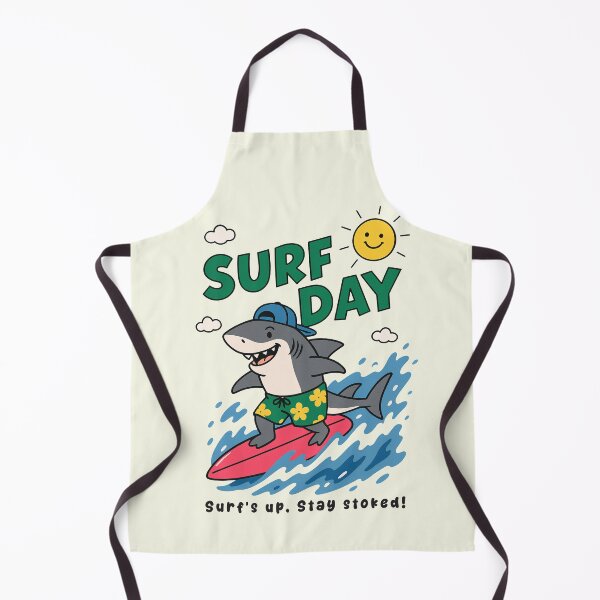 Item preview, Funny Shark Surfing Surf Day Beach Summer Boys Girls Kids designed and sold by rafaeltto.