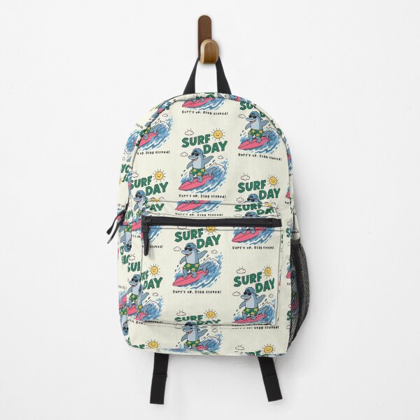 Item preview, Funny Dolphin Surfing Surf Day Beach Summer Boys Girls Kids designed and sold by rafaeltto.