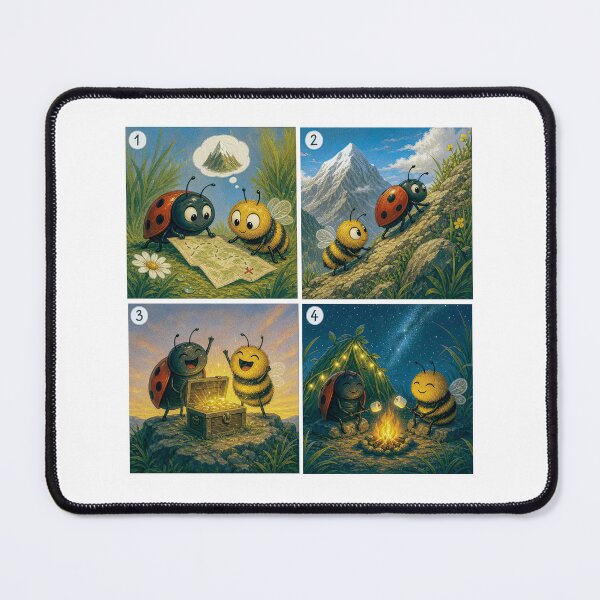 Item preview, Ladybug and Bee: In Search of Treasure designed and sold by JaN44Fotografia.