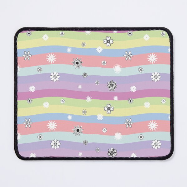 Item preview, Abstract colorful rainbow background featuring a floral pattern designed and sold by ChaReePat.
