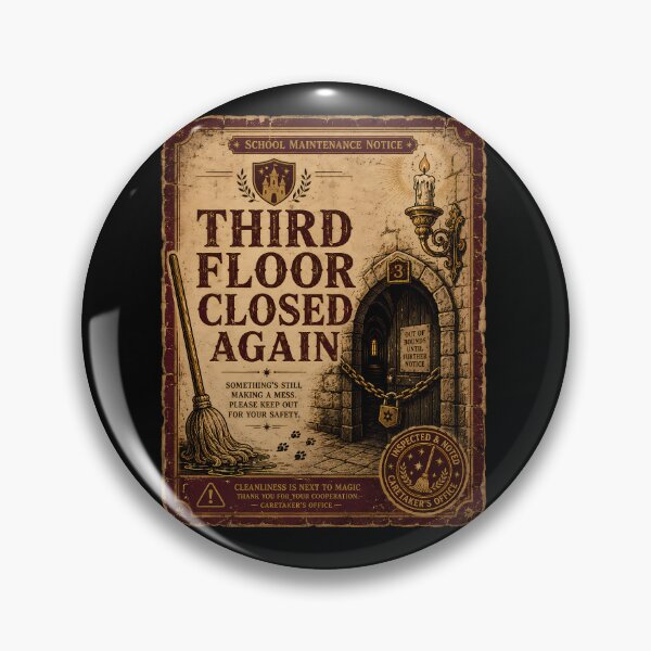 Item preview, Forbidden Corridor Cleaning Notice designed and sold by agearb.