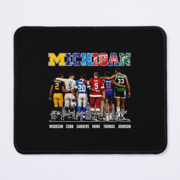 Item preview, Woodson Cobb Sanders Howe Thomas Johnson Michigan Legends Standing Together designed and sold by DETOYASHALL.