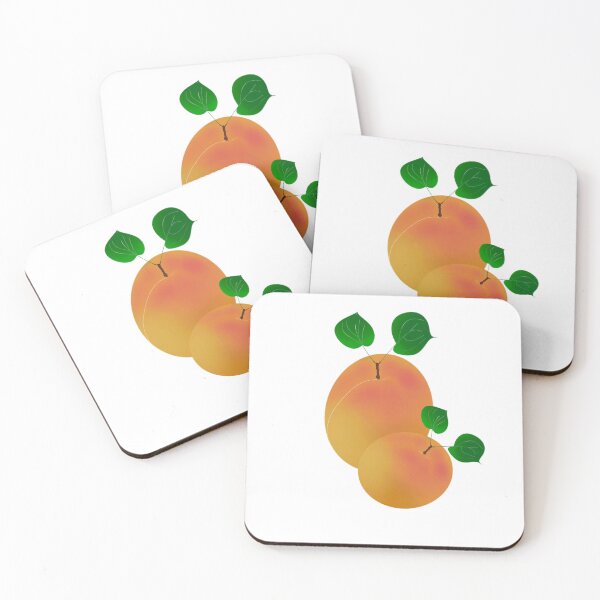 Item preview, Cute Apricot Fruit Pattern Illustration designed and sold by SahmatArt.