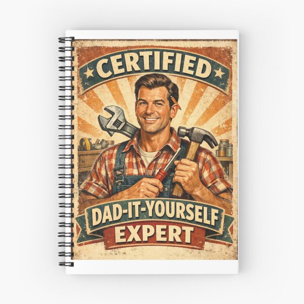Item preview,  Certified Dad-It-Yourself Expert Retro Vintage Funny Fathers Day Gift For Handyman Dad designed and sold by Print Loft.