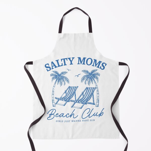 Item preview, Salty Moms Beach Club – Girls Just Wanna Have Sun Beach Chair Palm Tree Design designed and sold by Canvas-Whispers.