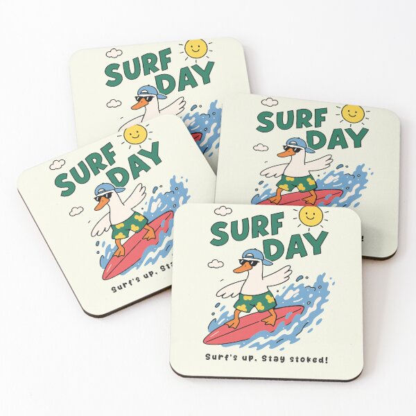 Item preview, Funny Goose Surfing Surf Day Beach Summer Boys Girls Kids designed and sold by rafaeltto.