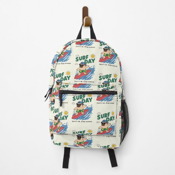 Item preview, Funny Pug Surfing Surf Day Beach Summer Boys Girls Kids designed and sold by rafaeltto.