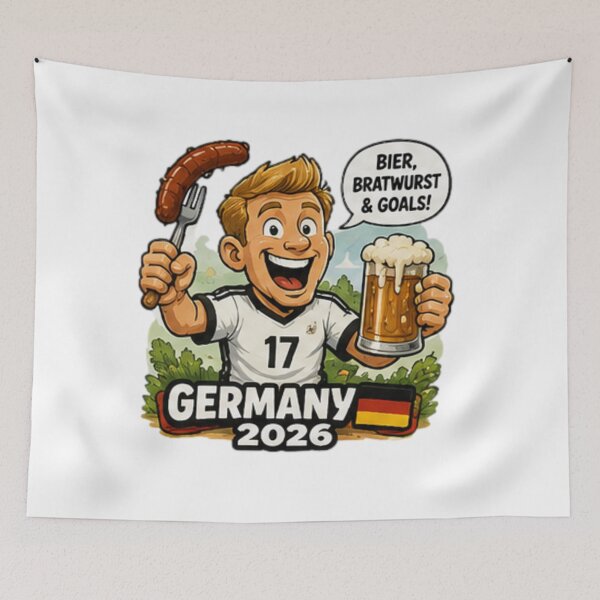 Item preview, Germany 2026 Soccer Fan Sticker designed and sold by syndia2209.