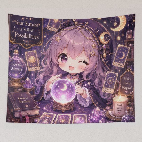 Item preview, Cute Chibi Fortune Teller designed and sold by konkapo00.