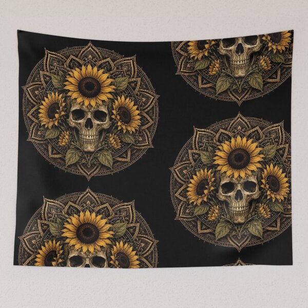 Item preview, skull mandala designed and sold by KICOR.