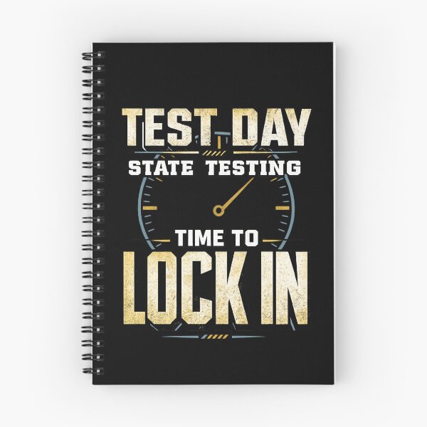 Item preview, Test Day State Testing Time To Lock In Motivational Student Exam Shirt designed and sold by super-think.