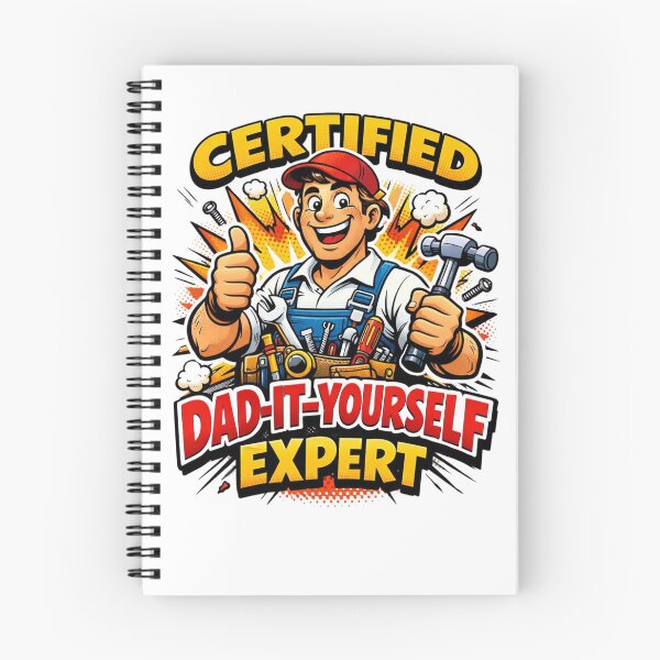 Item preview, Certified Dad-It-Yourself Expert Comic Style Funny Fathers Day Gift For Handyman Dad designed and sold by Print Loft.