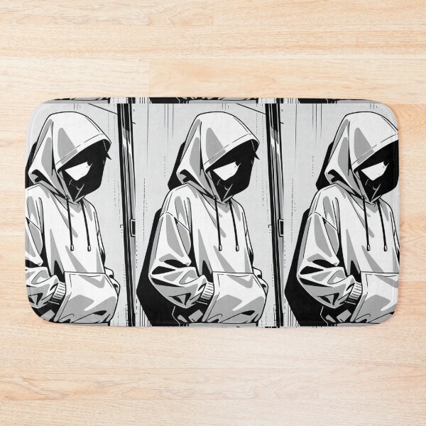 Item preview, Fashion - Man in Black Hoodie Hood Up Streetwear Anime Variant 2 designed and sold by AnimeShin.