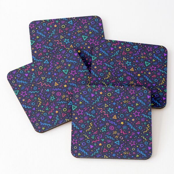 Item preview, Retro Arcade Carpet Pattern | 90s Nostalgia Aesthetic | Neon Geometric Design designed and sold by pnk999.