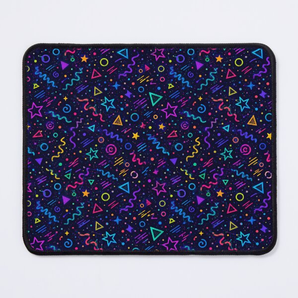 Item preview, Retro Arcade Carpet Pattern | 90s Nostalgia Aesthetic | Neon Geometric Design designed and sold by pnk999.