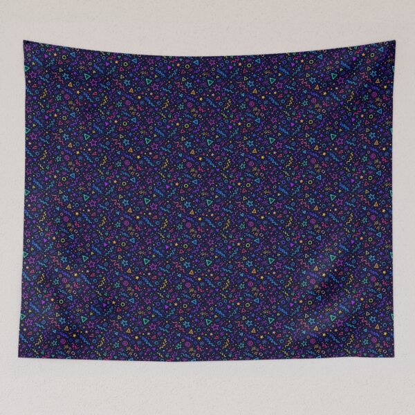 Item preview, Retro Arcade Carpet Pattern | 90s Nostalgia Aesthetic | Neon Geometric Design designed and sold by pnk999.
