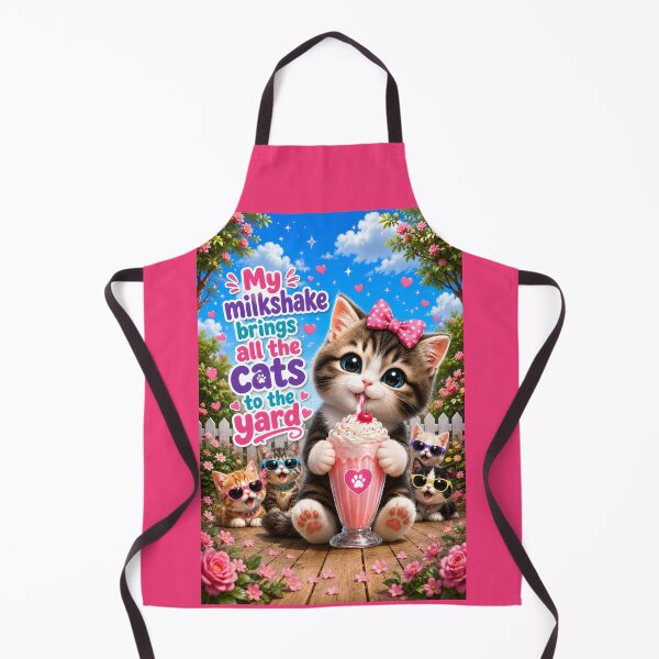 Item preview, My Milkshake Brings All the Cats to the Yard designed and sold by Stubblejumper Artworks.