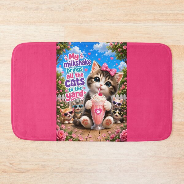 Item preview, My Milkshake Brings All the Cats to the Yard designed and sold by Stubblejumper Artworks.