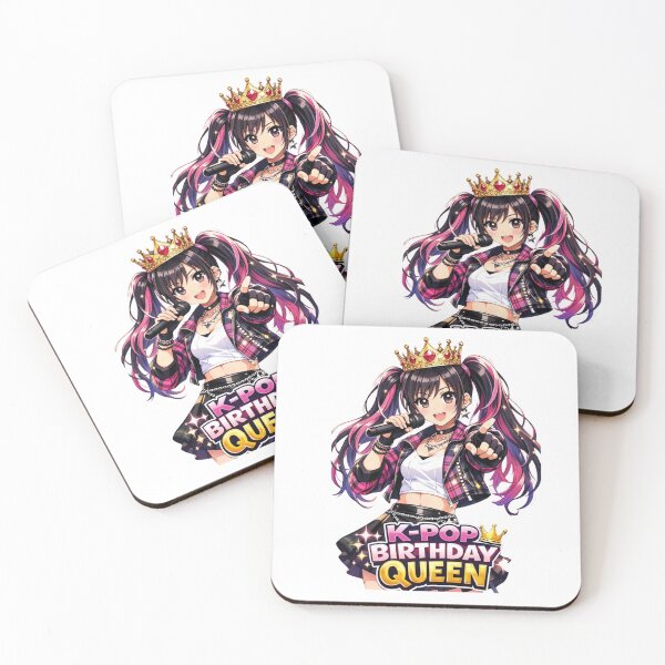 Item preview,  K-Pop Birthday Queen Anime Style Kpop Fan Gift Party Shirt For Teen Girls designed and sold by Print Loft.