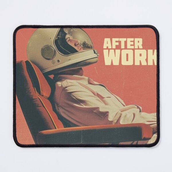 Item preview, After Work Astronaut – Retro Space Relaxation Aesthetic Poster designed and sold by DEVLUSH.