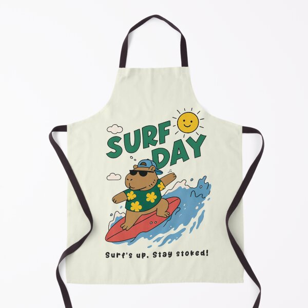 Item preview, Funny Capybara Surfing Surf Day Beach Summer Boys Girls Kids designed and sold by rafaeltto.