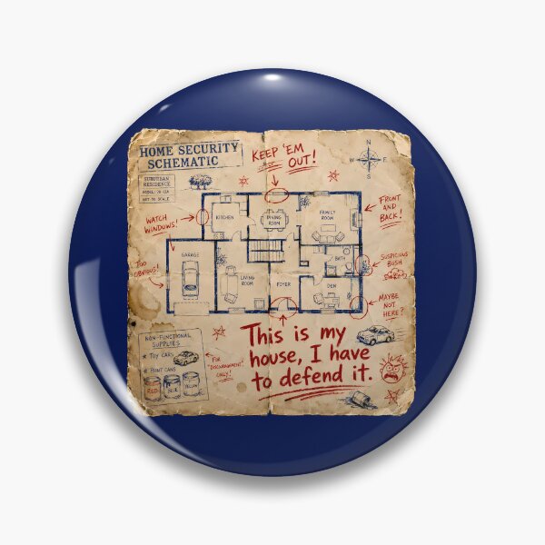 Item preview, Suburban Home Defense Schematic designed and sold by agearb.