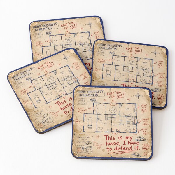 Item preview, Suburban Home Defense Schematic designed and sold by agearb.