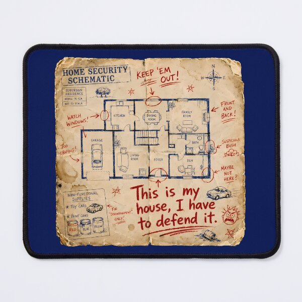 Item preview, Suburban Home Defense Schematic designed and sold by agearb.