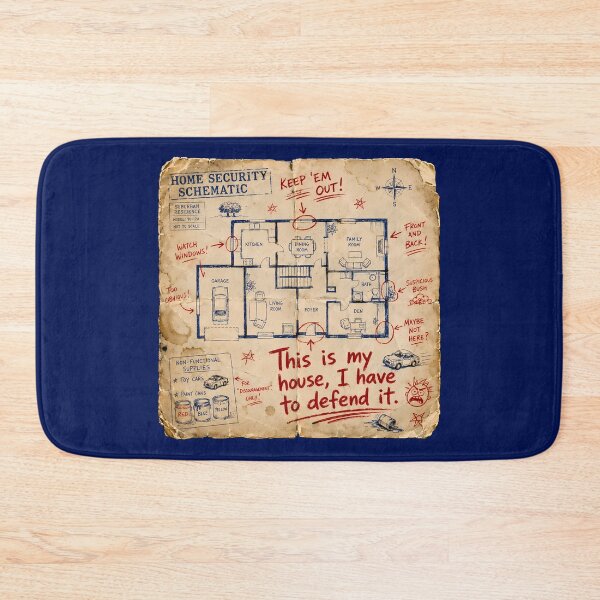 Item preview, Suburban Home Defense Schematic designed and sold by agearb.