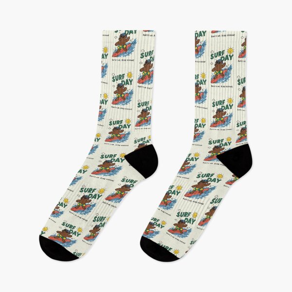 Item preview, Funny Bear Surfing Surf Day Beach Summer Boys Girls Kids designed and sold by rafaeltto.