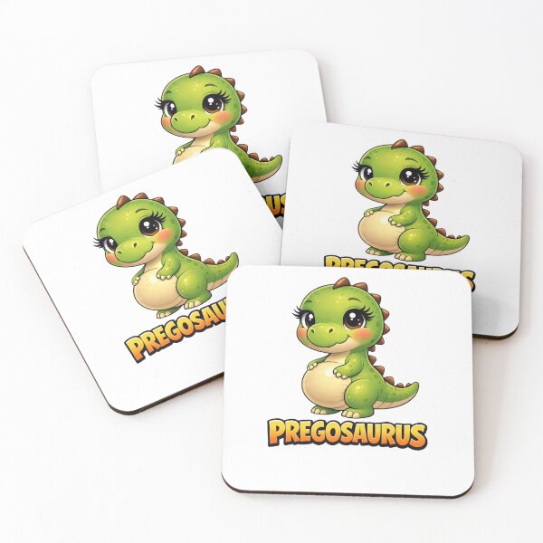 Item preview, Pregosaurus Cute Pregnant T-Rex Cartoon Funny Mom Gift Baby Shower Pregnancy designed and sold by Print Loft.