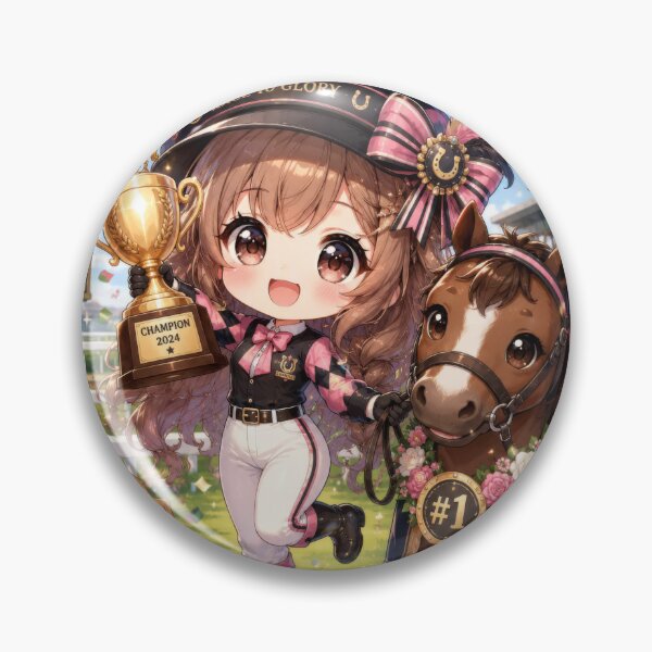Artikelvorschau, Niedliches Chibi-Pferderennmeistermädchen entworfen und verkauft von konkapo00.