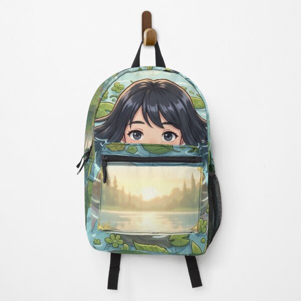 Item preview, Girl Swimming In Forest Pond designed and sold by Azurart2.